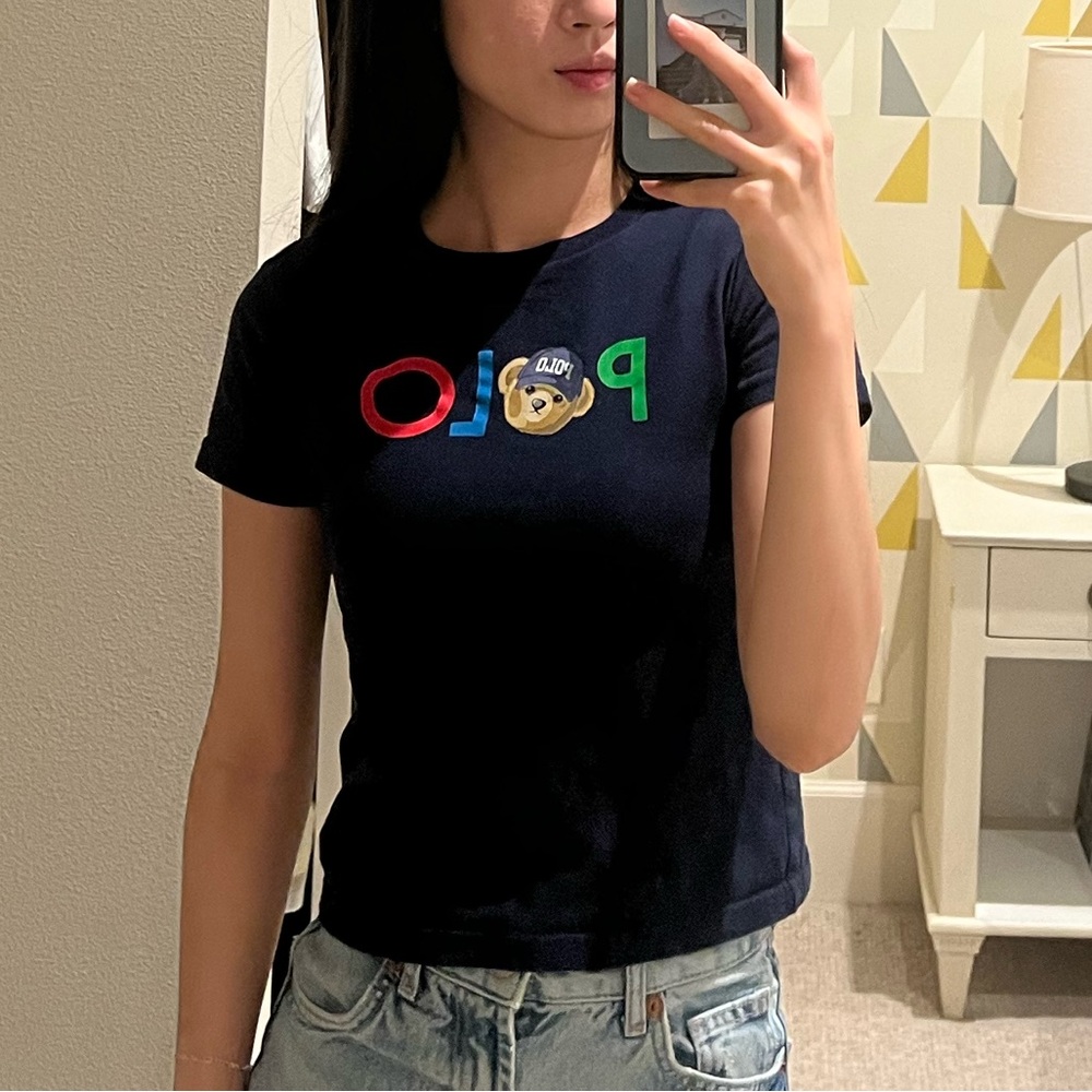 ralph lauren polo baby crop top